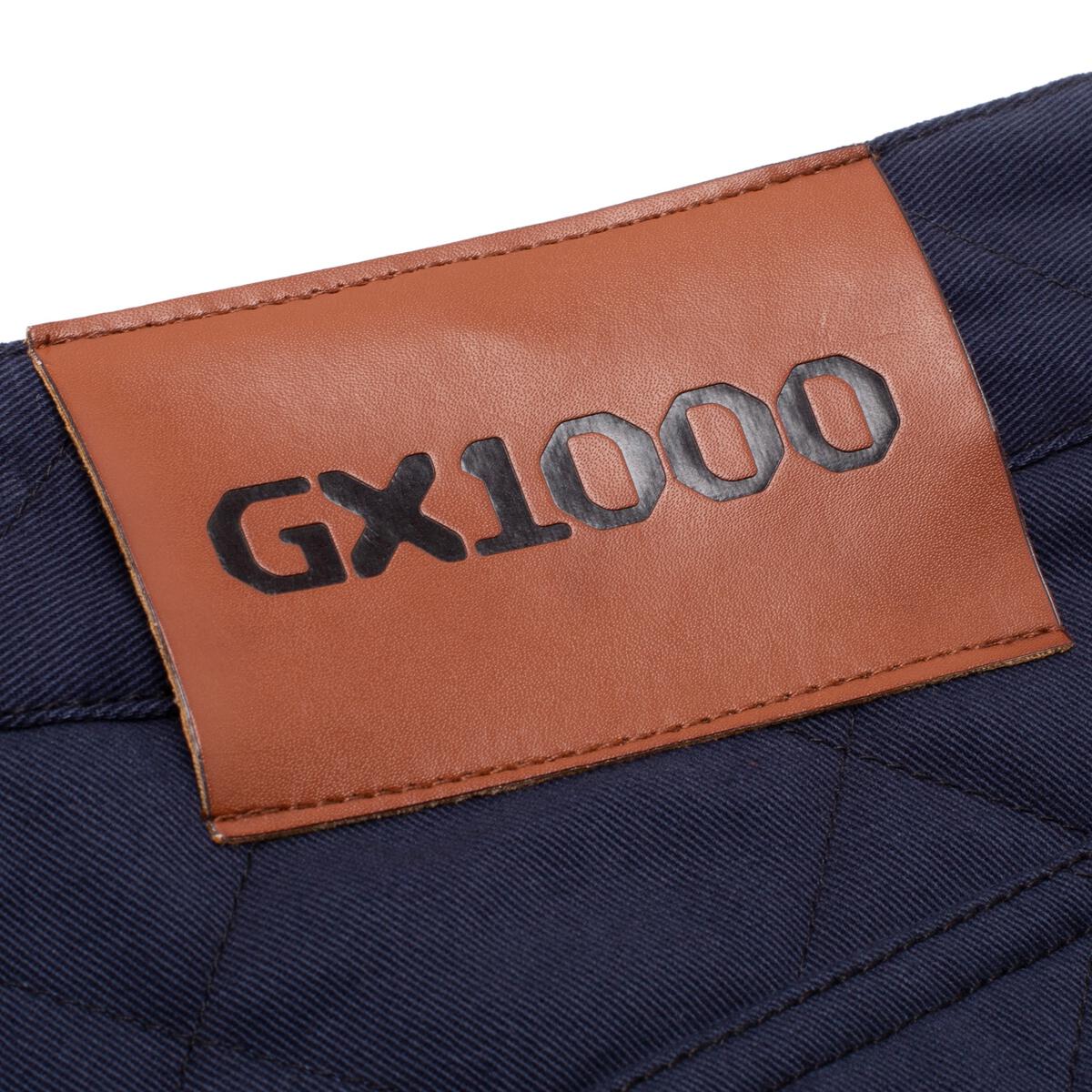 GX1000 BAGGY QUILTED TWILL PANT NAVY