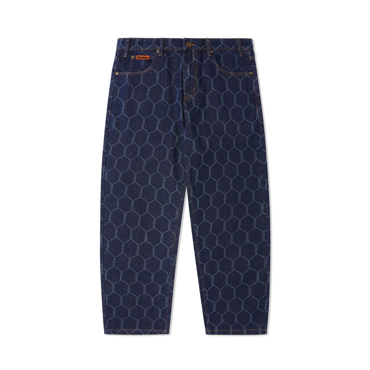BUTTERGOODS CHAIN LINK DENIM JEANS DARK INDIGO