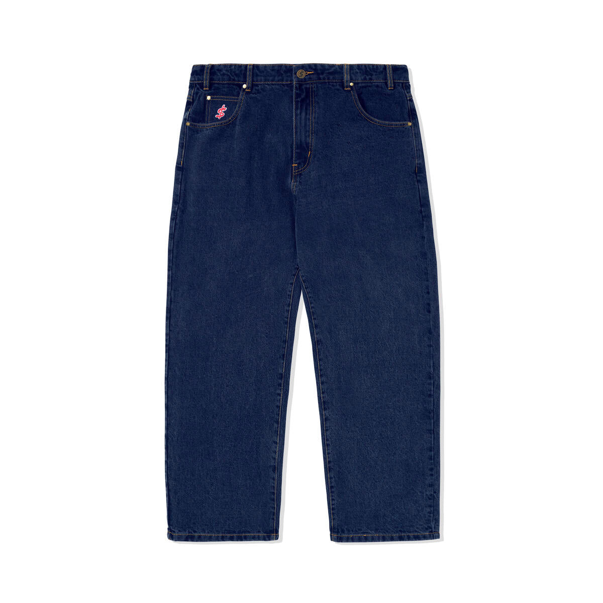 CASH ONLY DIST LOGO BAGGY DENIM JEANS