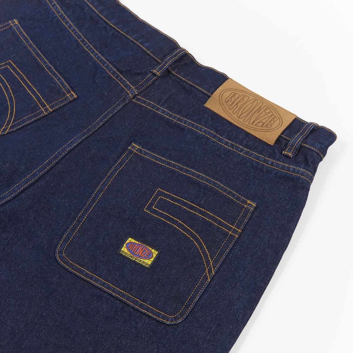 BRONZE 56K DENIM PANTS INDIGO WASH