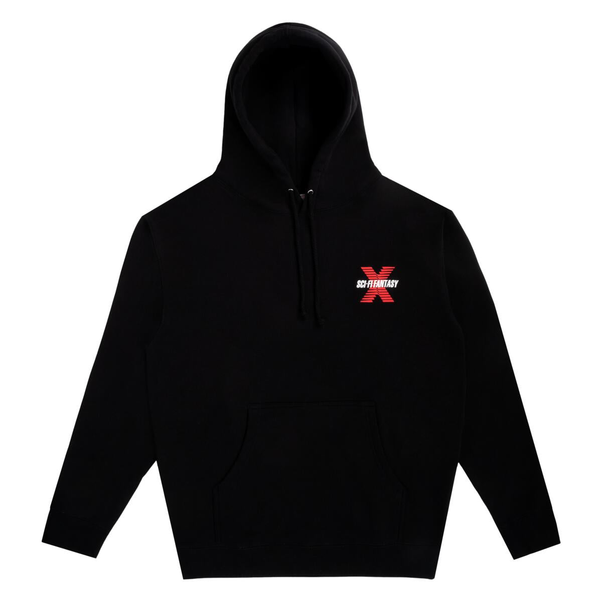 SCI-FI FANTASY NEW X HOOD HOODIE BLACK