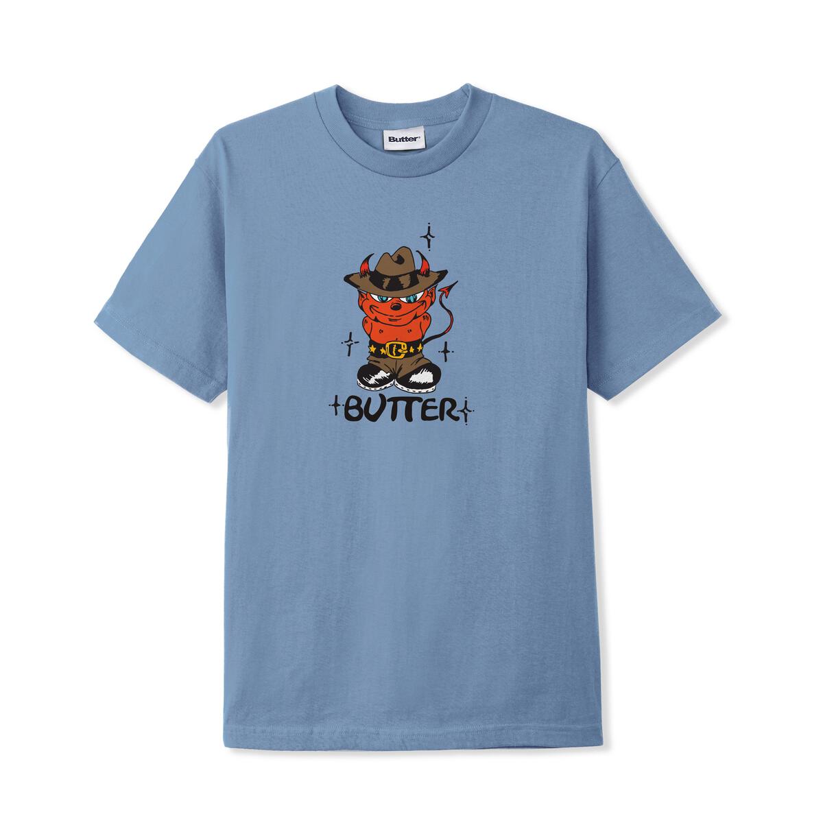 BUTTERGOODS DEVIL TEE SLATE BLUE