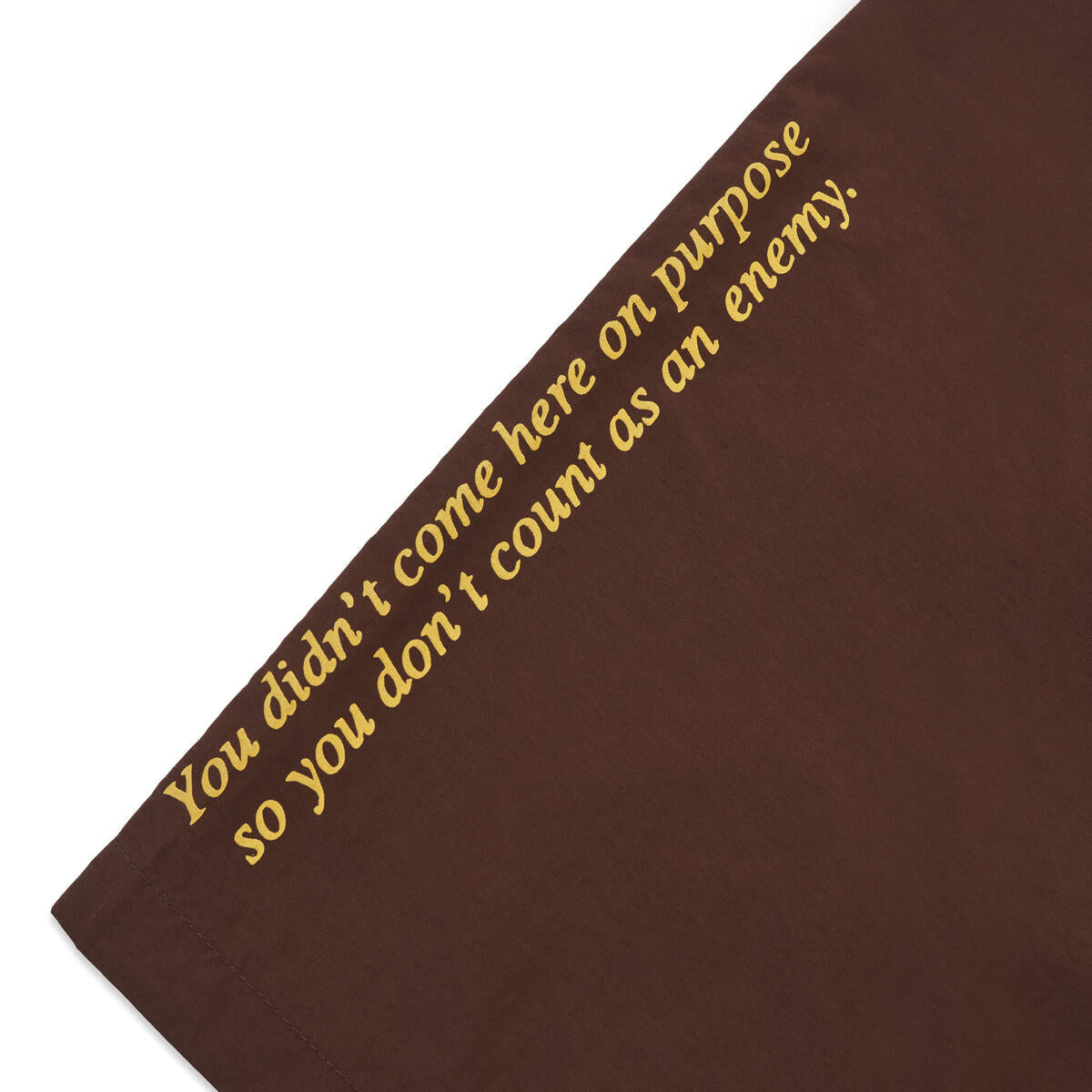 COME SUNDOWN AUSTRALIA SPLIT SHORTS BROWN