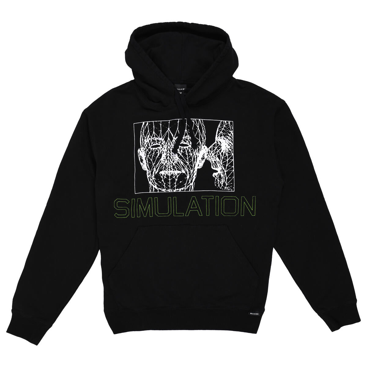 QUASI SKATEBOARDS SIMULATION HOODIE BLACK
