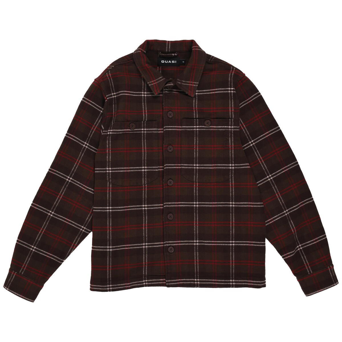 QUASI SKATEBOARDS LONG SLEEVE BUTTON UP DIRT