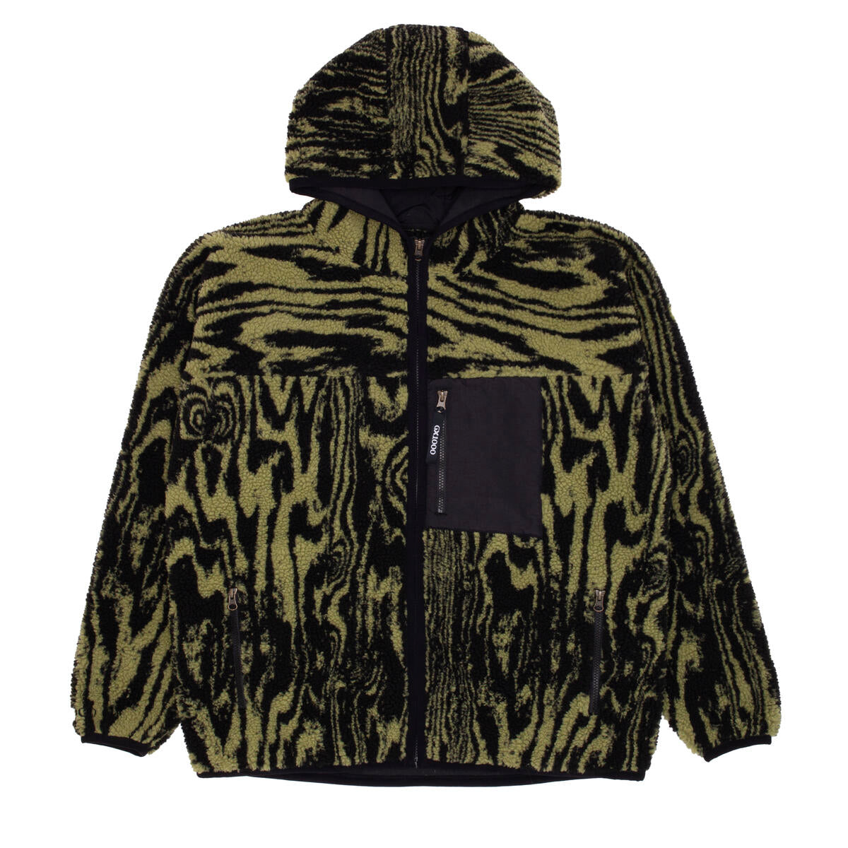 GX1000 HOODED SHERPA JACKET GREEN