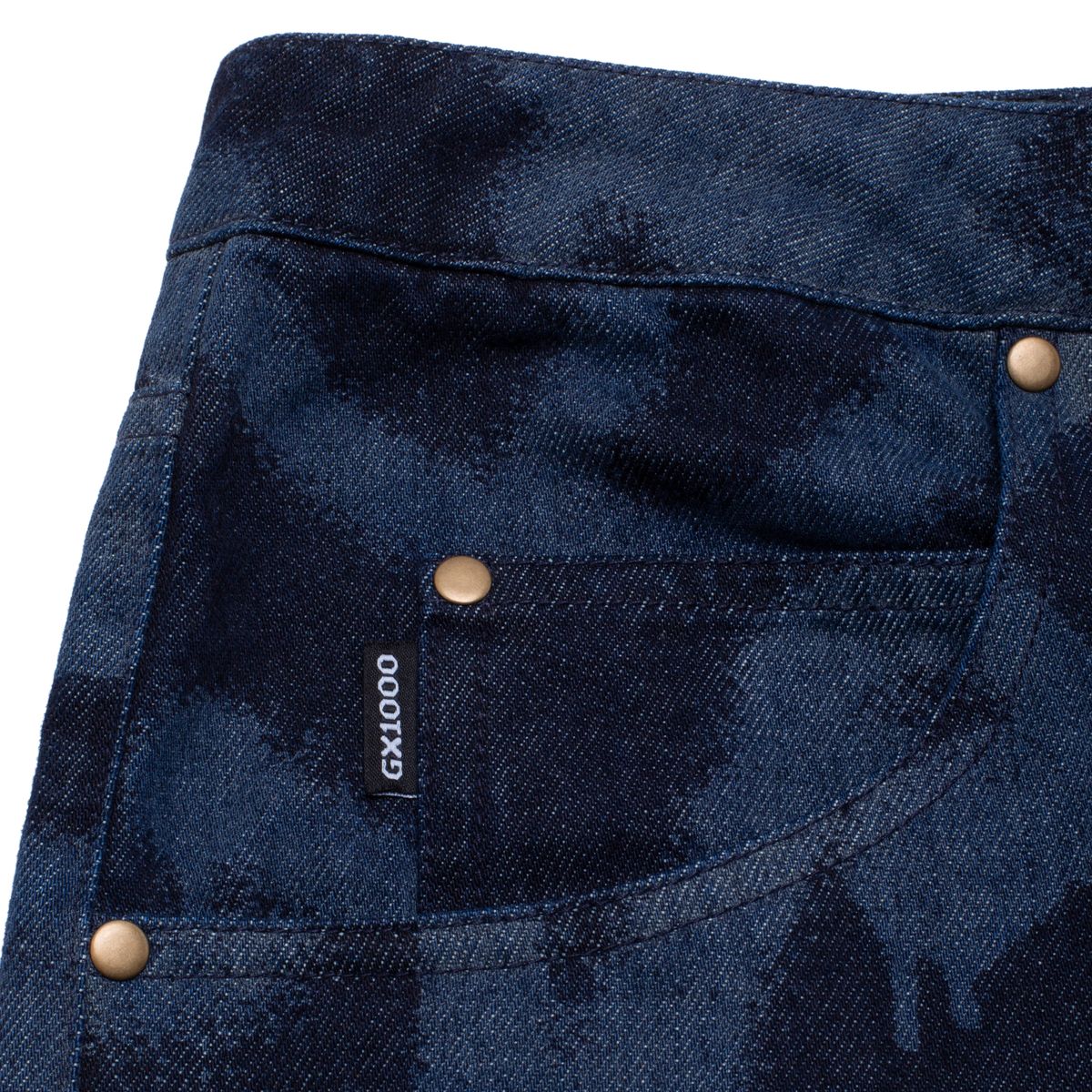 GX1000 BAGGY PANT SPRAYED BLUE DENIM