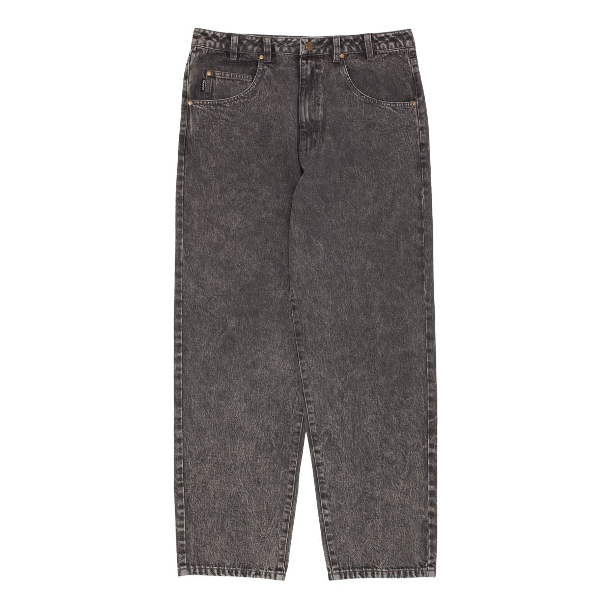 GX1000 BAGGY PANTS CHARCOAL DISTRESSED