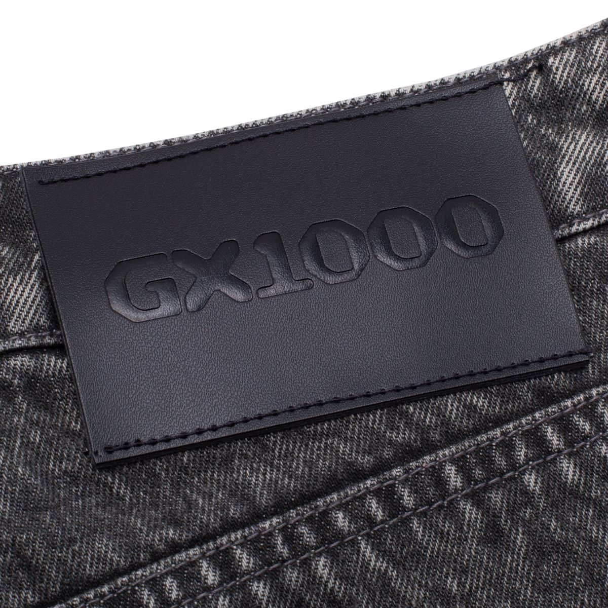 GX1000 BAGGY PANTS CHARCOAL DISTRESSED