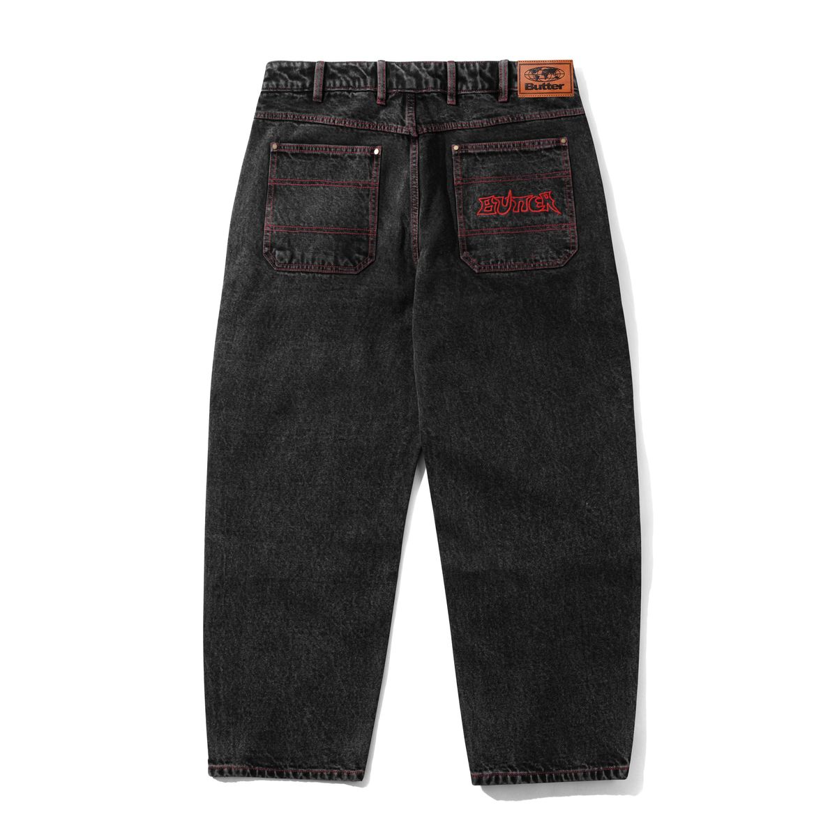 BUTTERGOODS ENCOUNTER DENIM JEANS TINTED WASHED BLACK