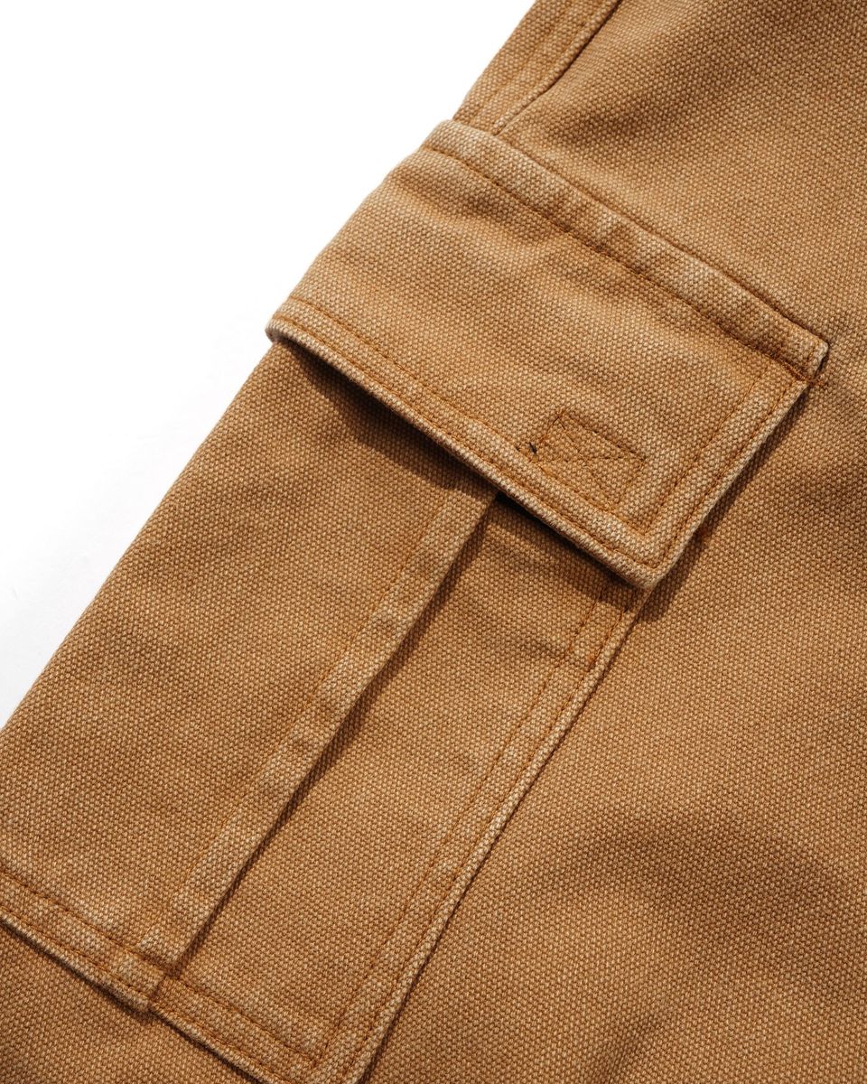 BUTTERGOODS SANTOSUOSSO DUCK CANVAS JEANS BROWN
