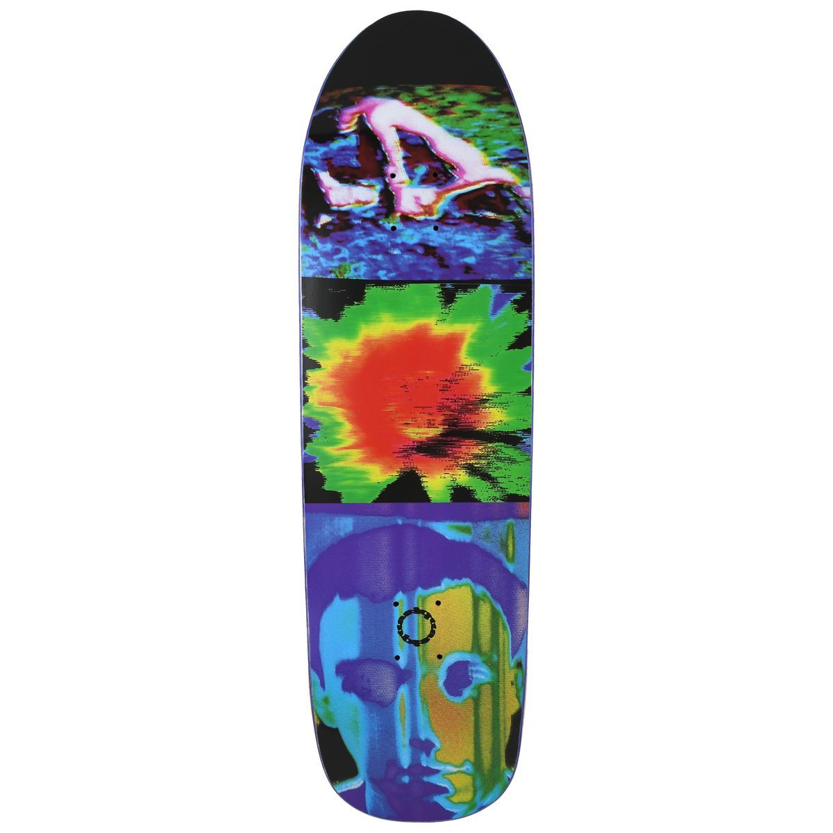 QUASI SKATEBOARDS TECHNICOLOR SHAPED DECK 9