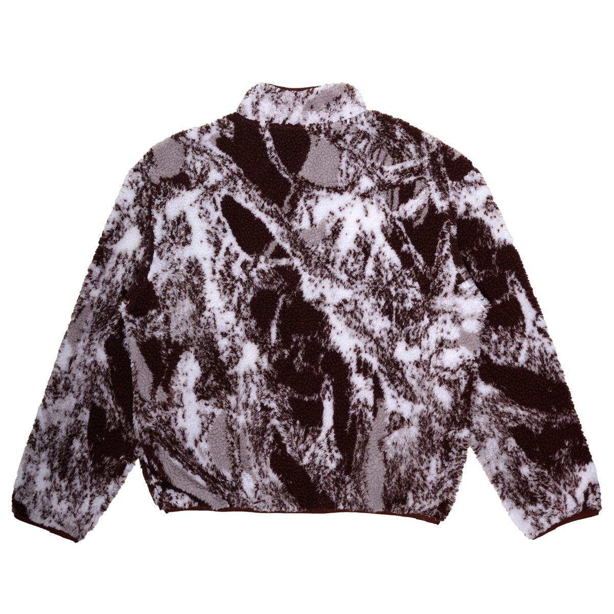 WKND SKATEBOARDS TEMPLE FLEECE JACKET BROWN