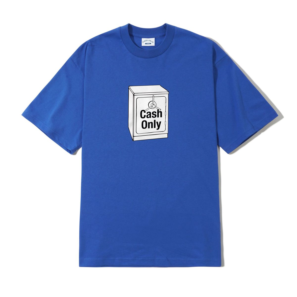 CASH ONLY DIST CASH SAFE TEE ROYAL BLUE