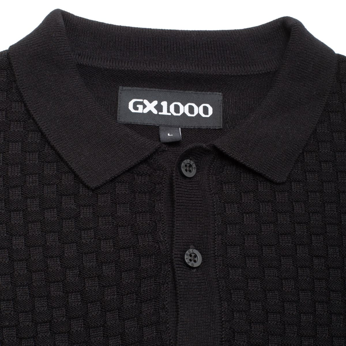GX1000 POLO KNIT SHIRT BLACK