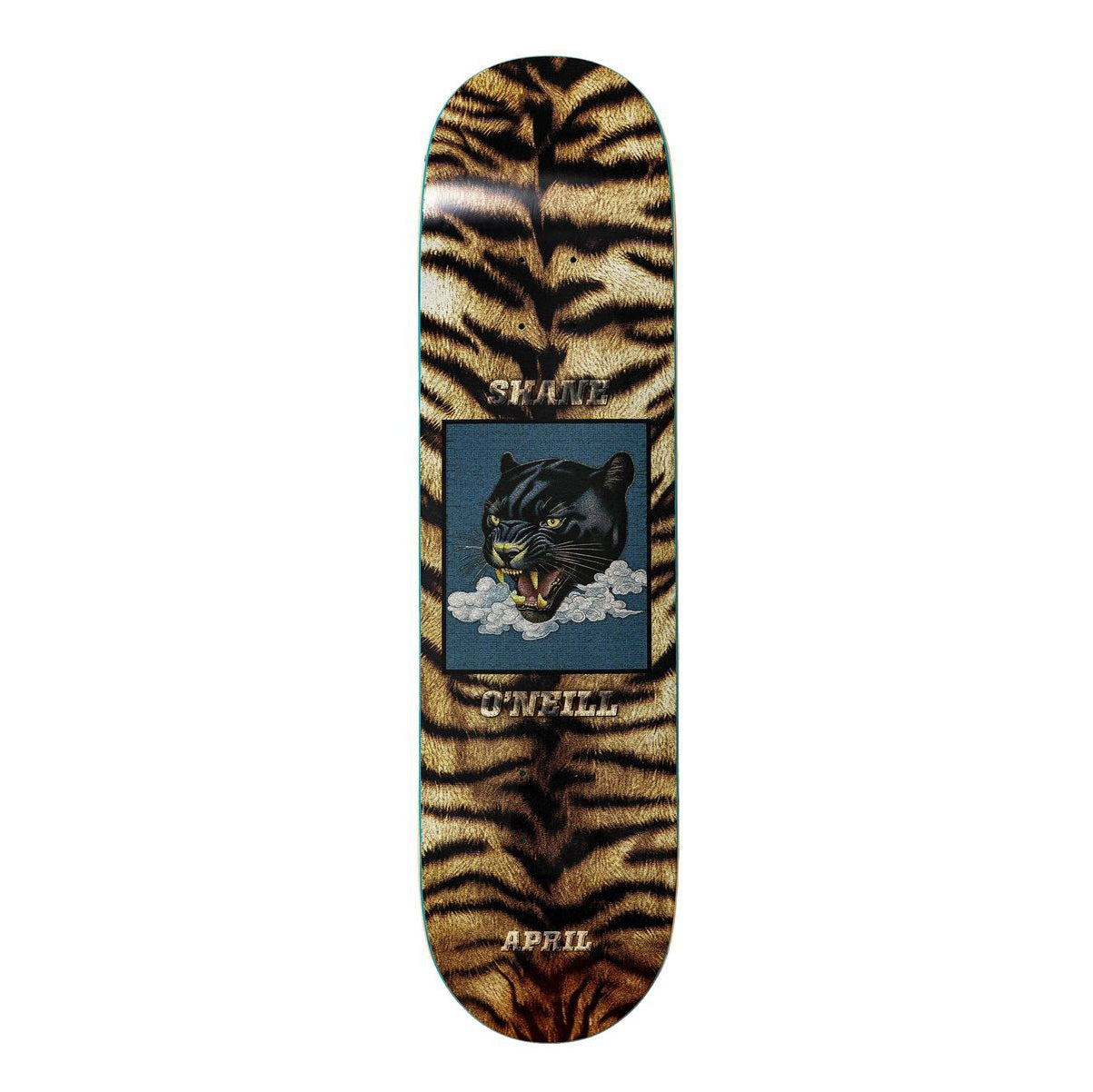 APRIL SKATEBOARDS SHANE O'NEILL LEOPARD DECK 8.125
