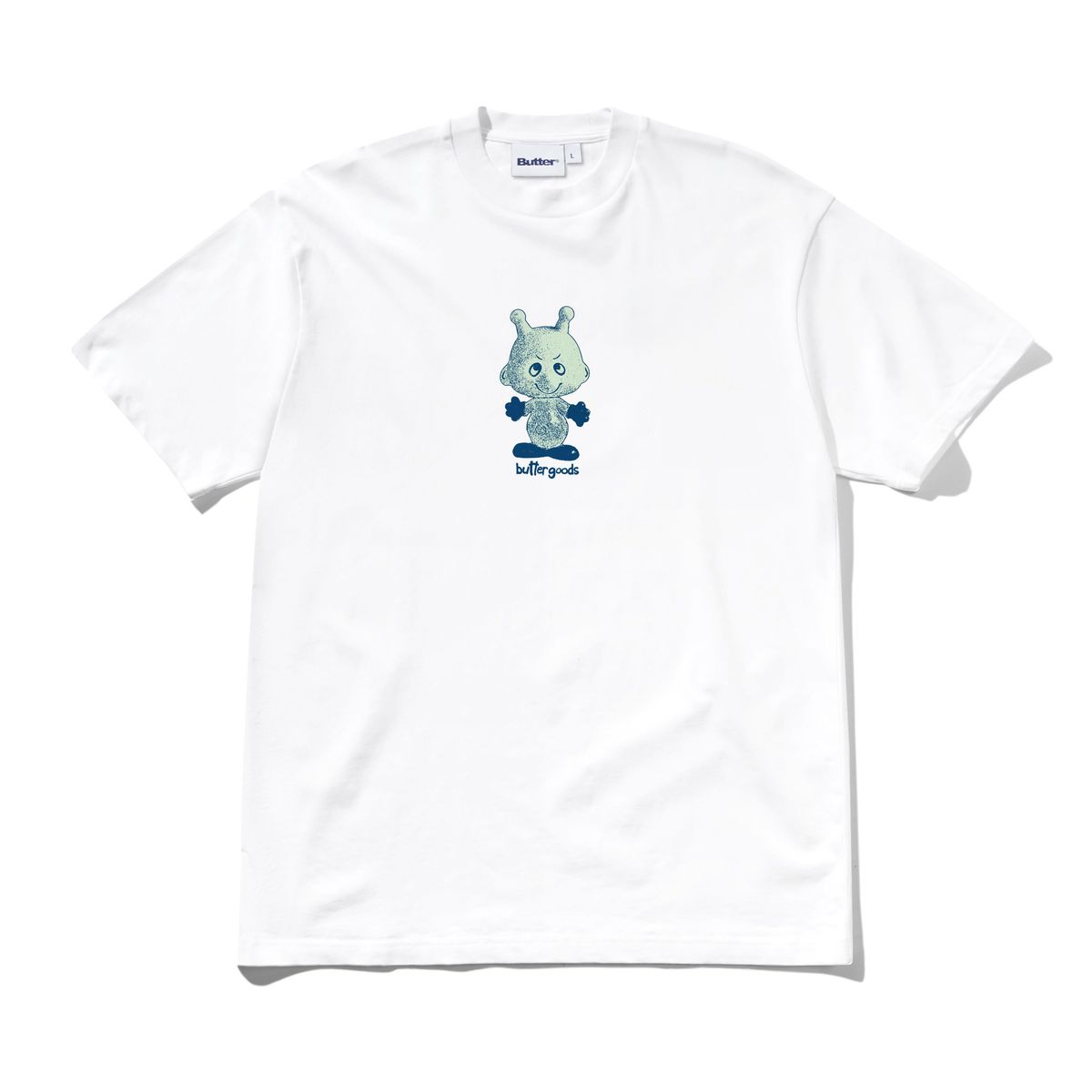 BUTTERGOODS NEWCOMER TEE WHITE