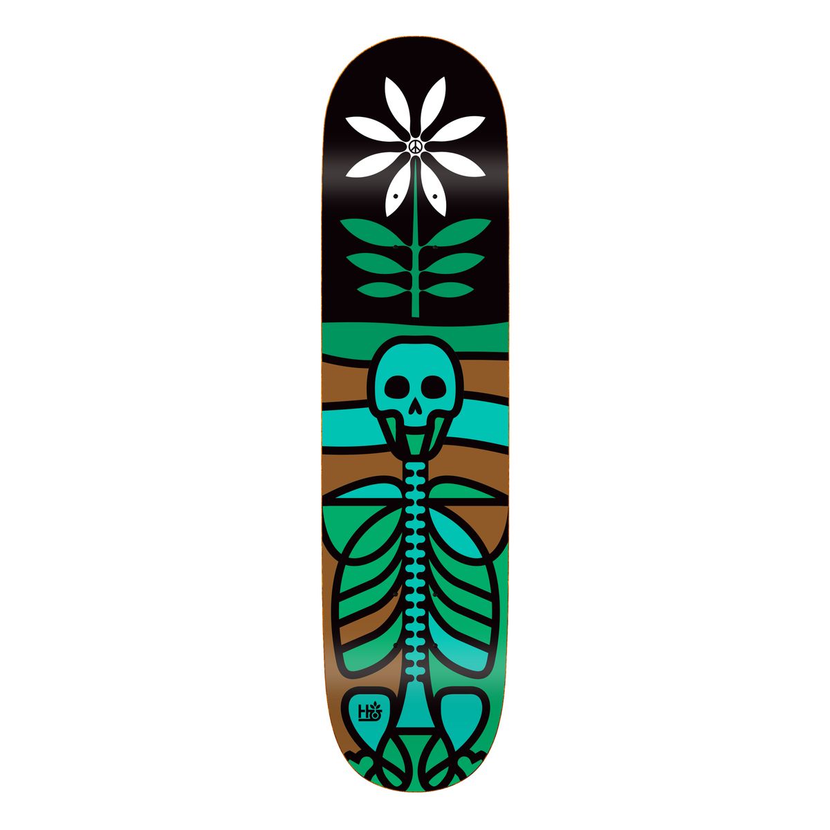 HABITAT SKATEBOARDS PEACED OUT DECK 8.625