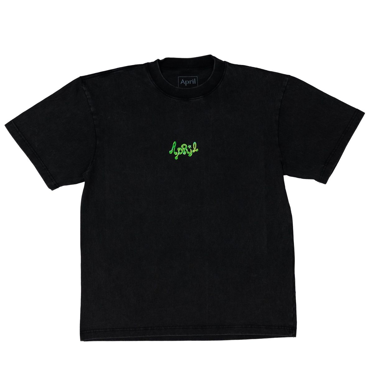 APRIL SKATEBOARDS MUSHROOM BY EMA GASPAR TEE BLACK