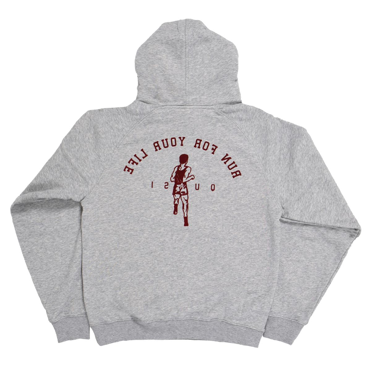 QUASI SKATEBOARDS RUN HOODIE HEATHER GREY