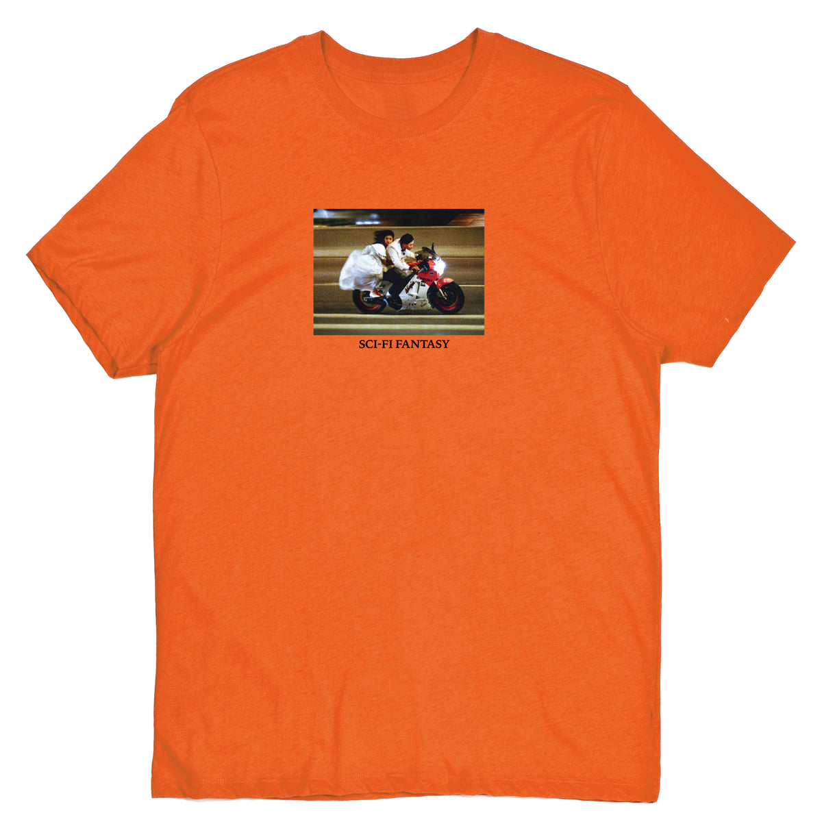SCI-FI FANTASY A MOMENT OF ROMANCE TEE ORANGE