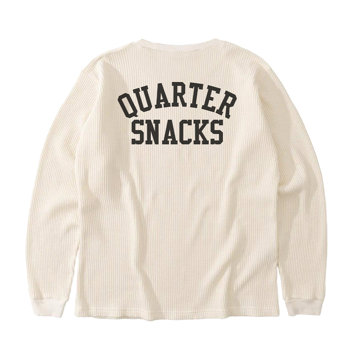 QUARTERSNACKS PRINTED THERMAL LONGSLEEVE BONE