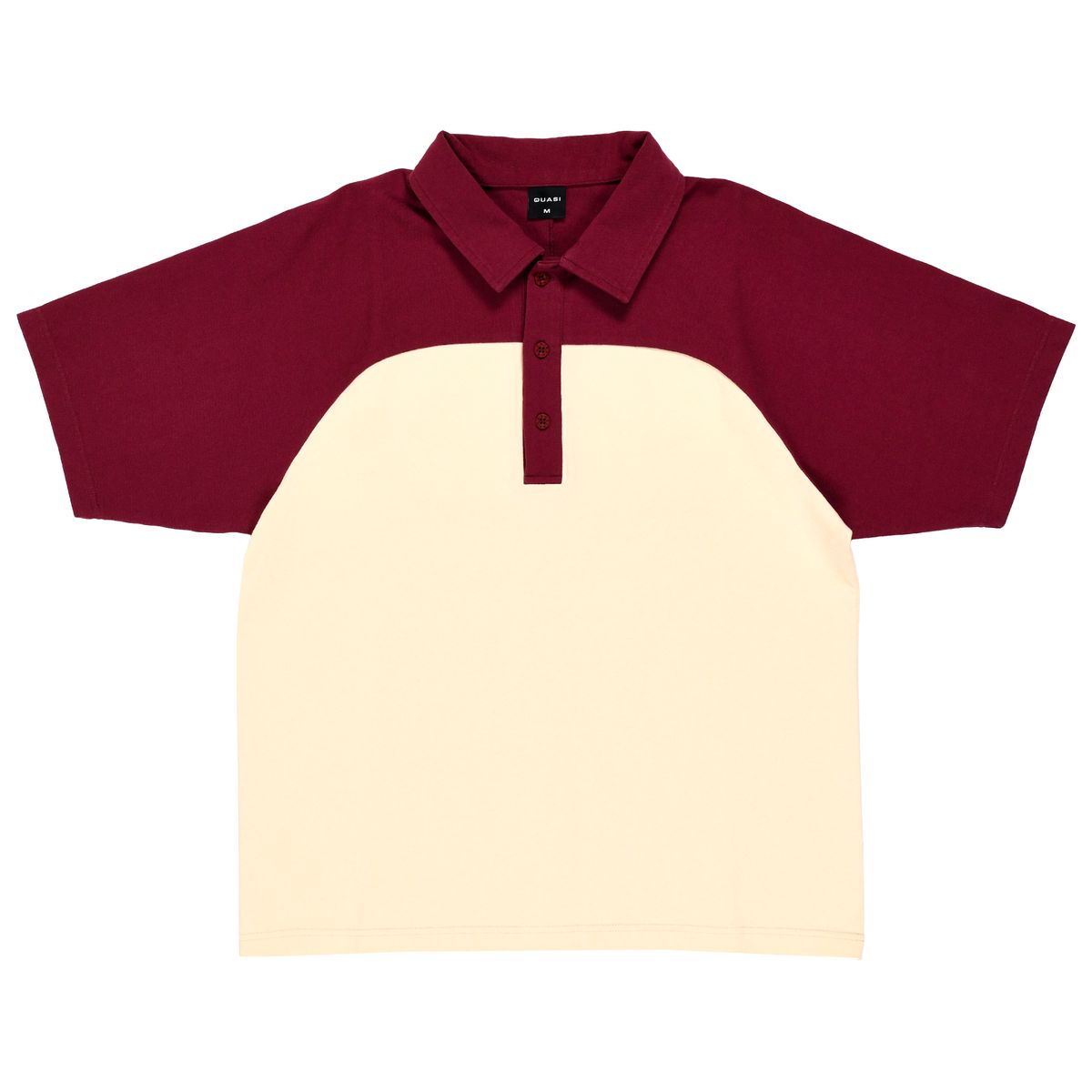 QUASI SKATEBOARDS LESLIE RAGLAN POLO MAROON