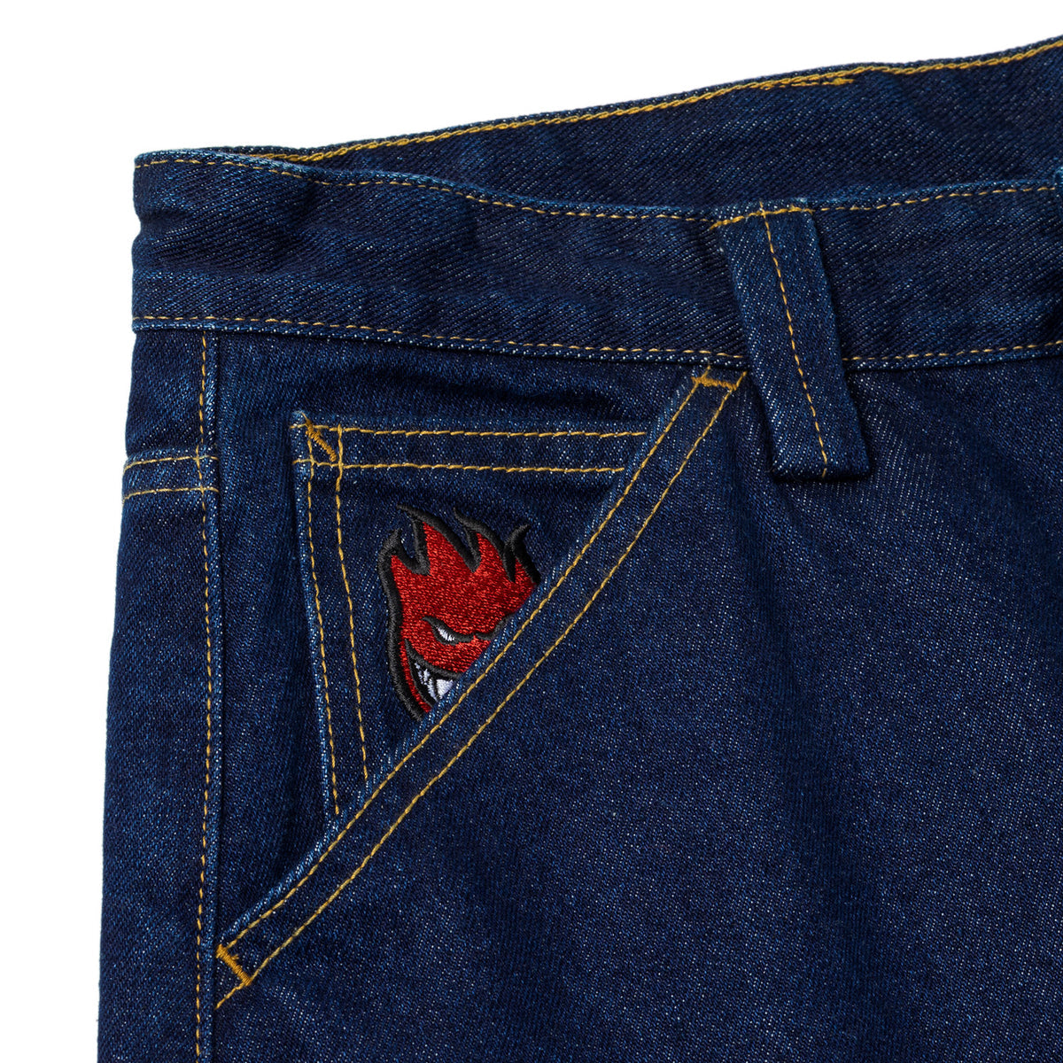 SPITFIRE WHEELS BIGHEAD DENIM PANTS DARK RINSE
