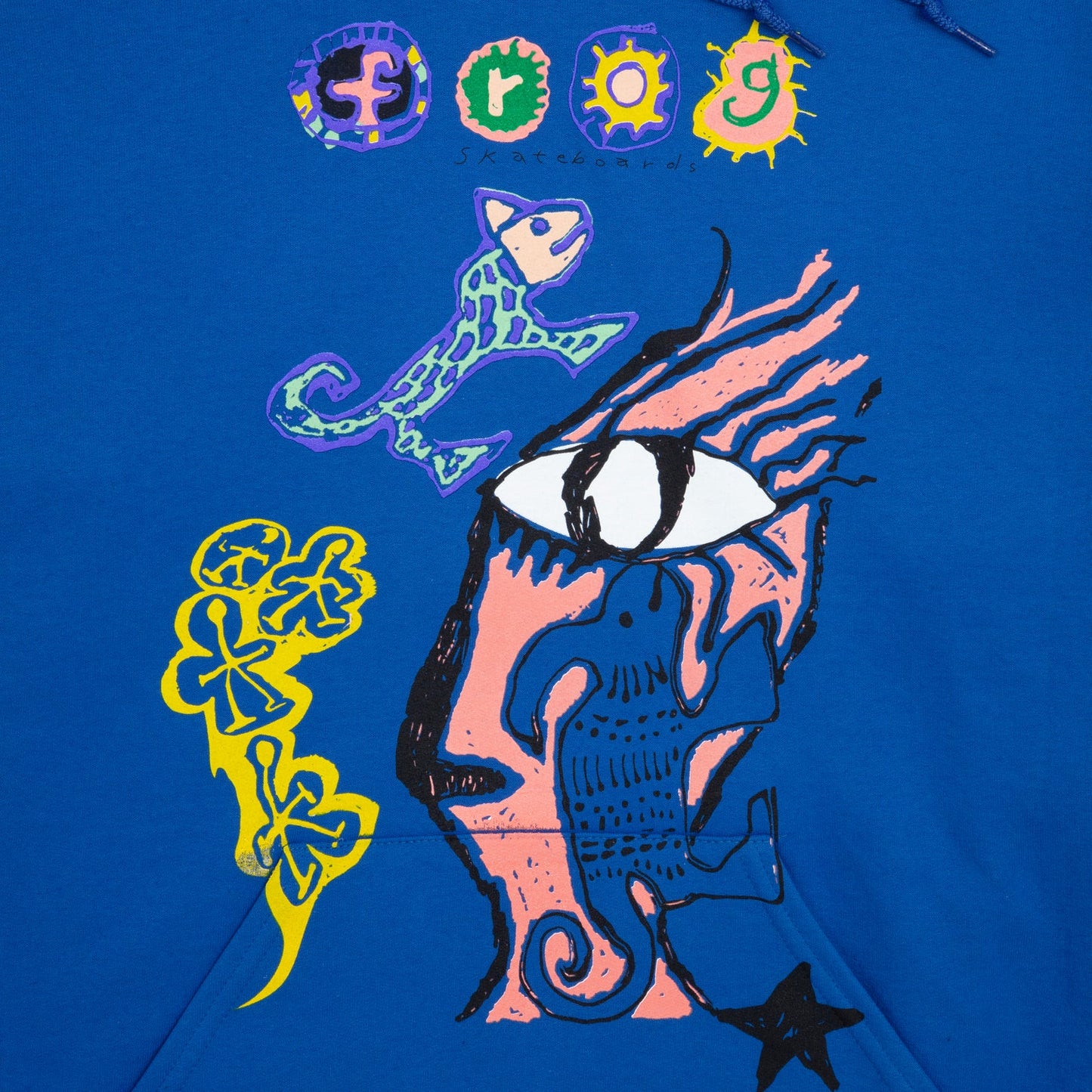 FROG SKATEBOARDS BREATH OF STARS HOODIE ROYAL