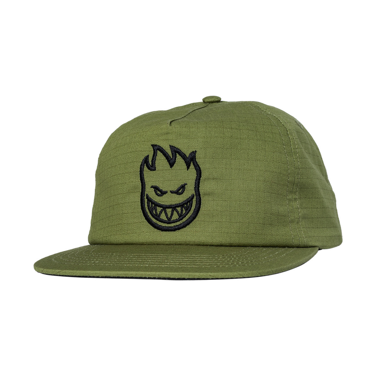 SPITFIRE WHEELS BIGHEAD RIPSTOP SNAPBACK CAP OLIVE