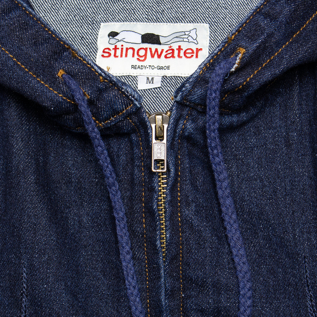 STINGWATER TRIBAL ZIP UP HOODIE TRUE BLUE