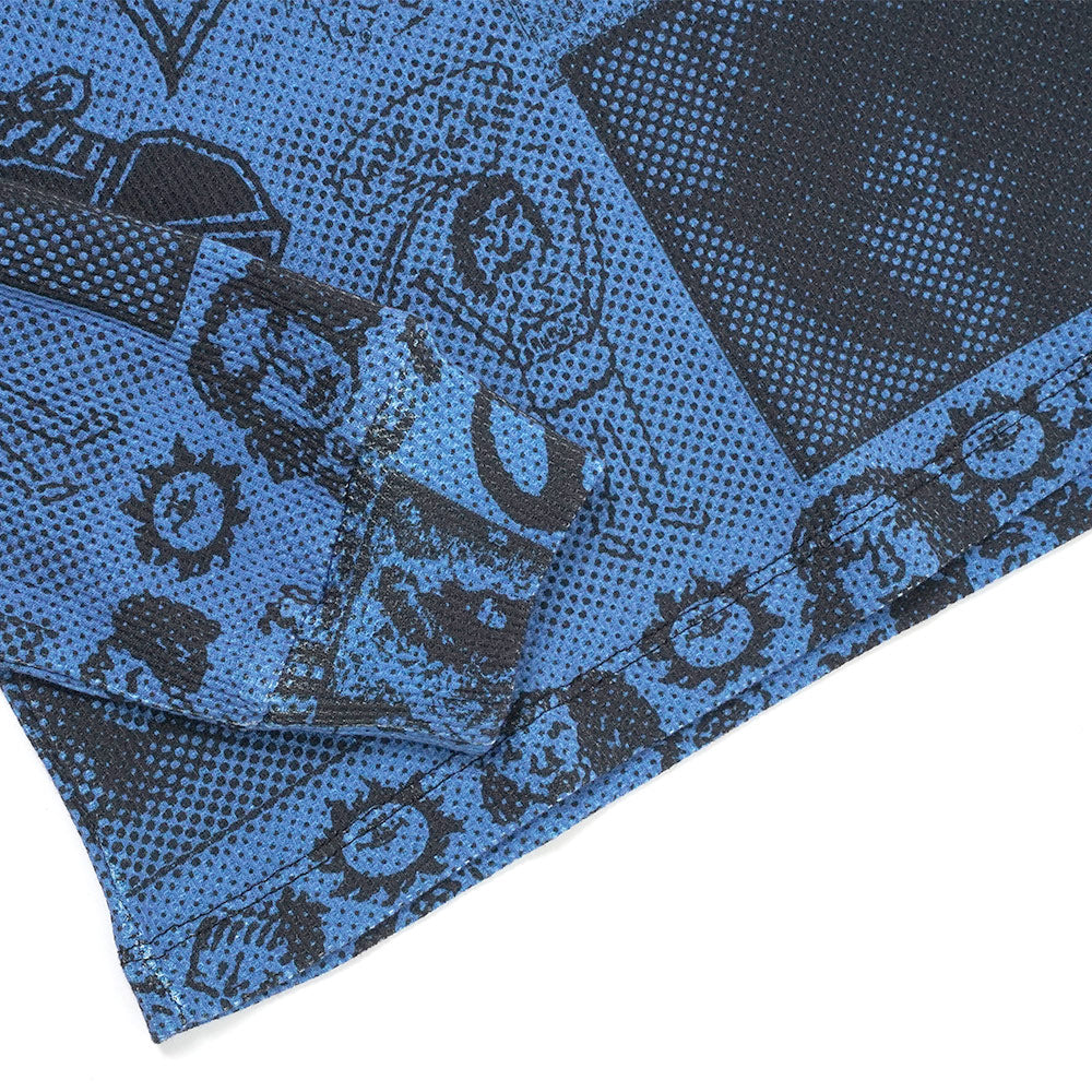 RASSVET / PACCBET COLLAGE WAFFLE KNIT THERMAL BLUE