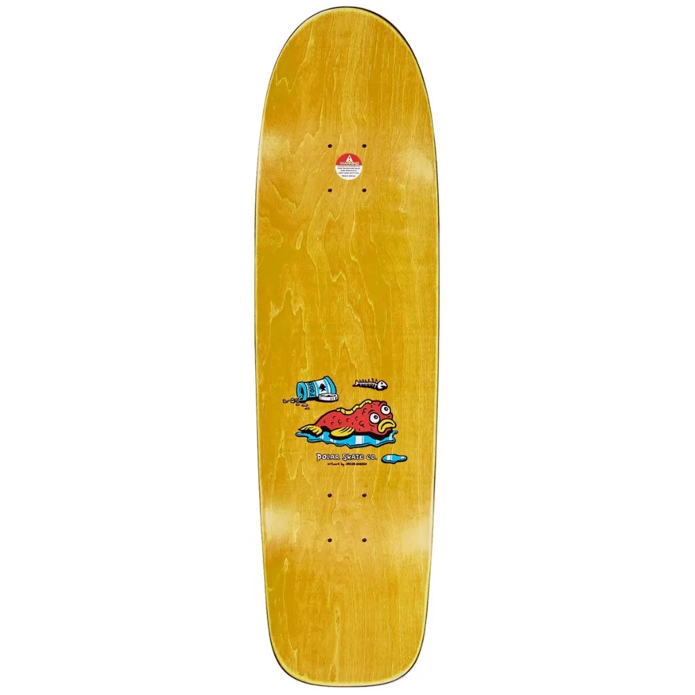 POLAR SKATE CO DANE BRADY FISH BOWL SHAPED DECK 8.75