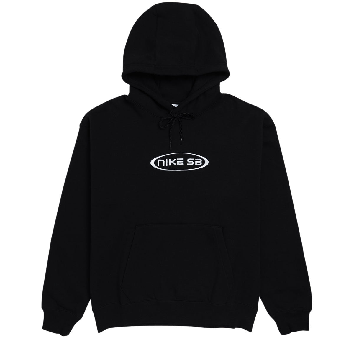 NIKE SB FLEECE PULLOVER SKATE HOODIE BLACK