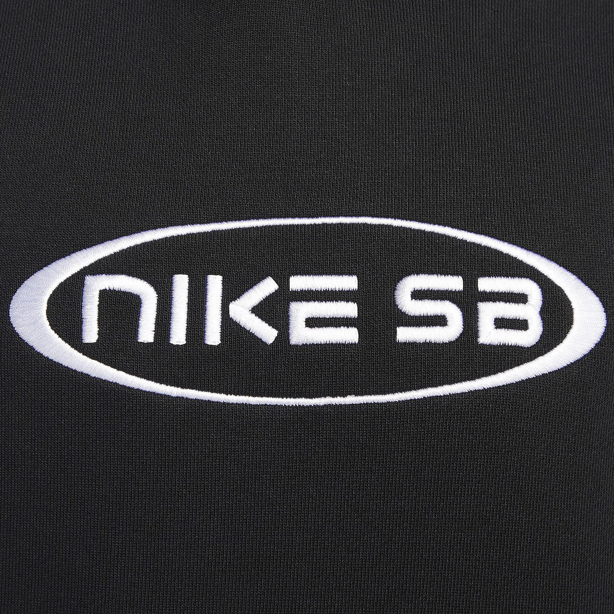 NIKE SB FLEECE PULLOVER SKATE HOODIE BLACK