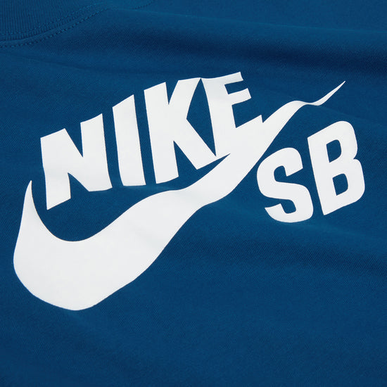 NIKE SB LOGO TEE COURT BLUE