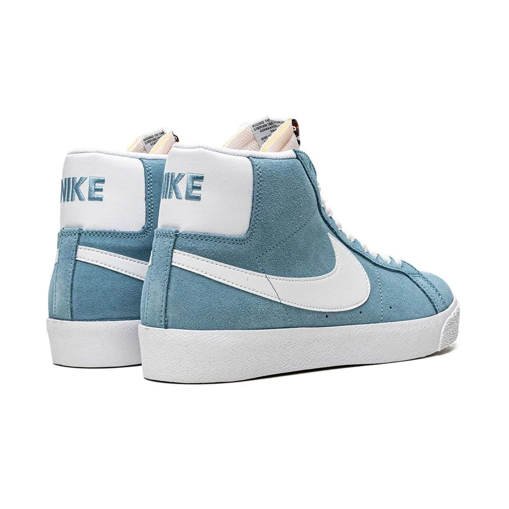 NIKE SB ZOOM BLAZER MID CERULEAN/WHITE