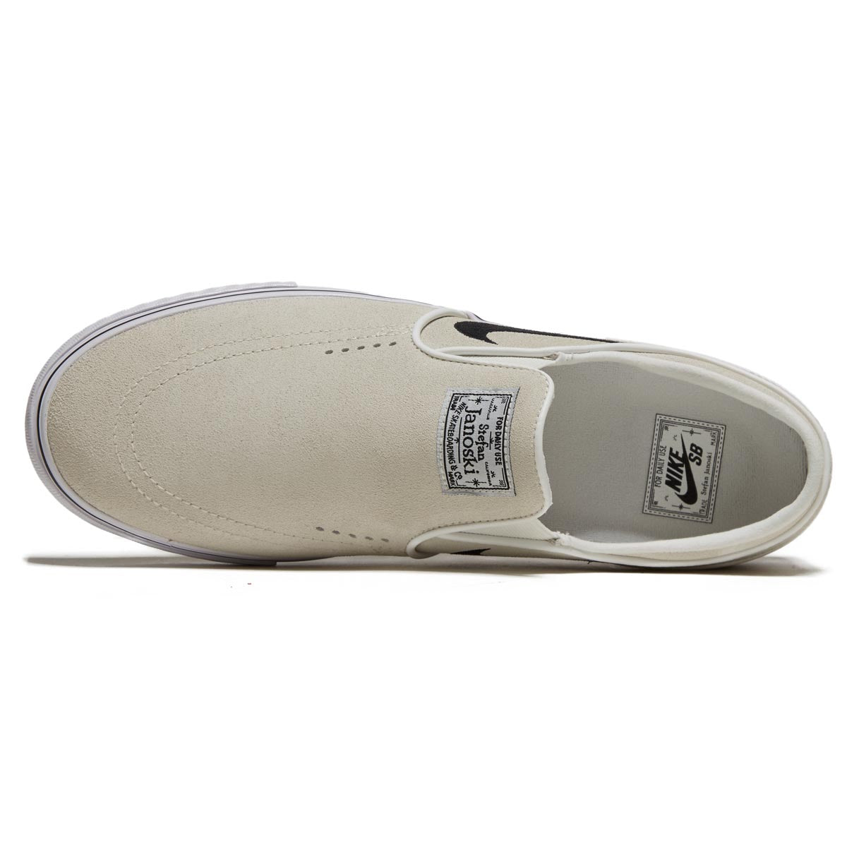 NIKE SB JANOSKI+ SLIP WHITE/BLACK