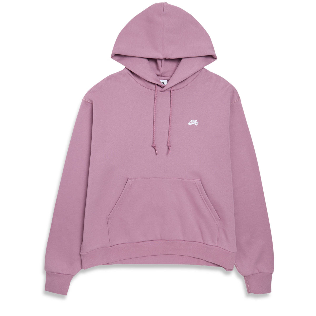 NIKE SB LOGO SKATE HOODIE PINK