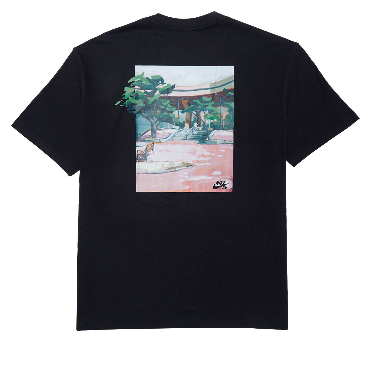 NIKE SB MAX 90 BROOKLYN BANKS TEE BLACK