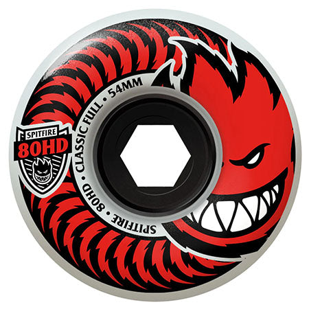 SPITFIRE WHEELS CHARGERS CLASSIC FULL 80HD RED SIZE VARIANT