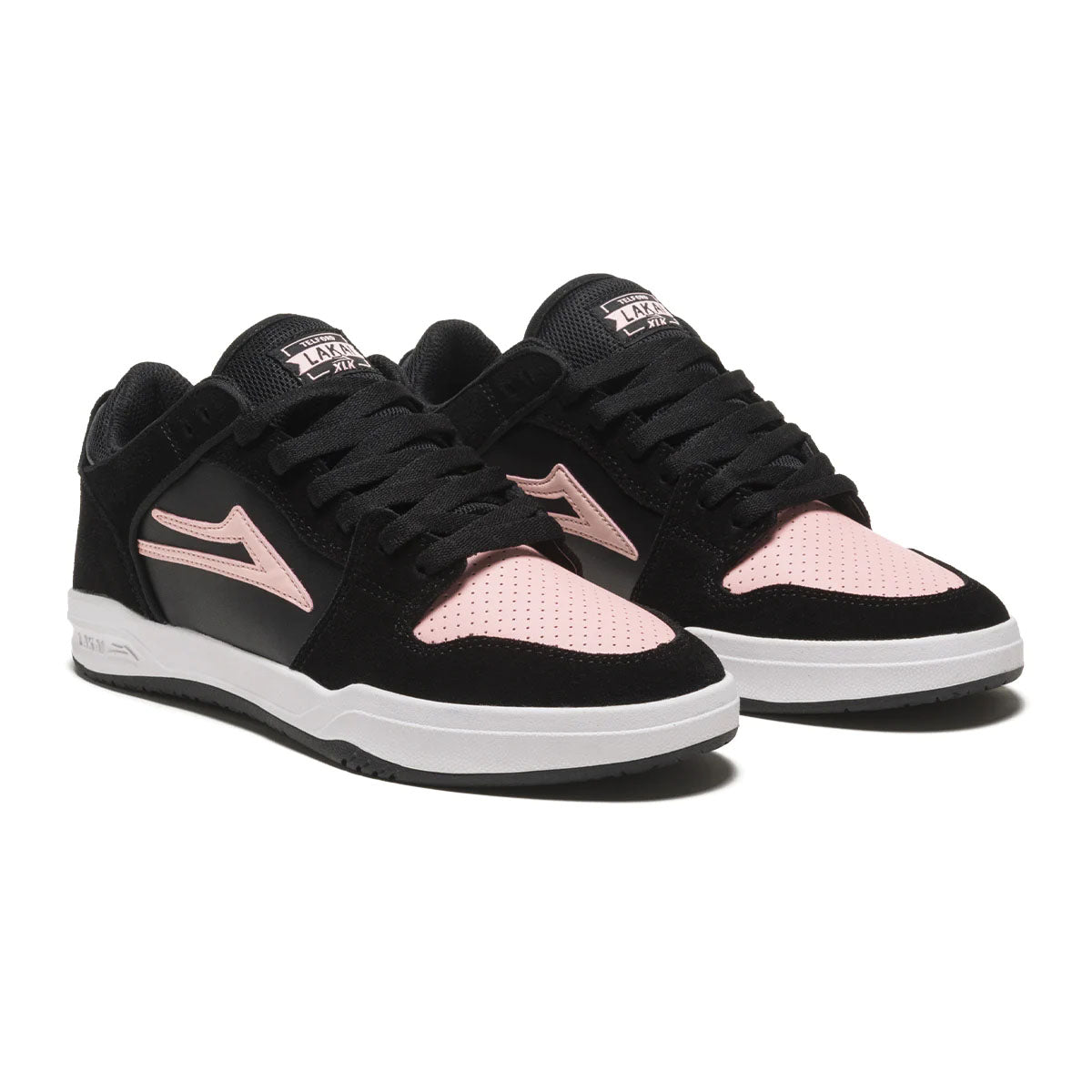 LAKAI LTD TELFORD BLACK/PINK SUADE