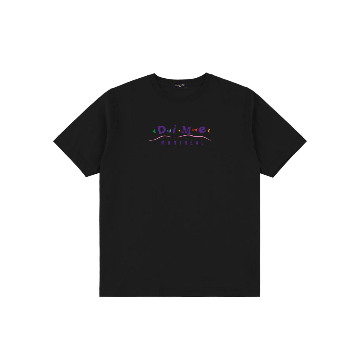 DIME MTL DIME MONTREAL T-SHIRT BLACK