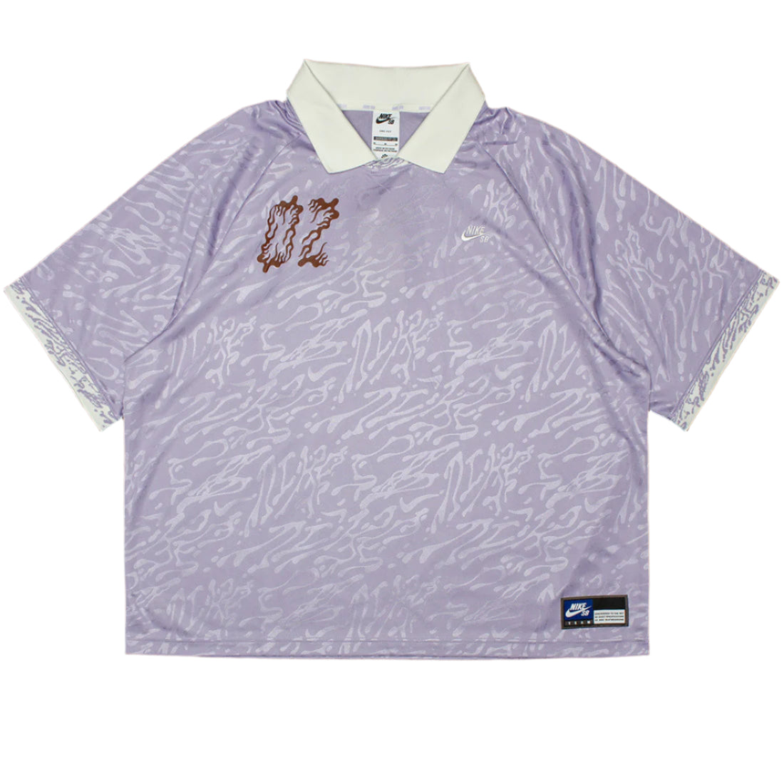 NIKE SB DRI FIT JACQUARD JERSEY PURPLE