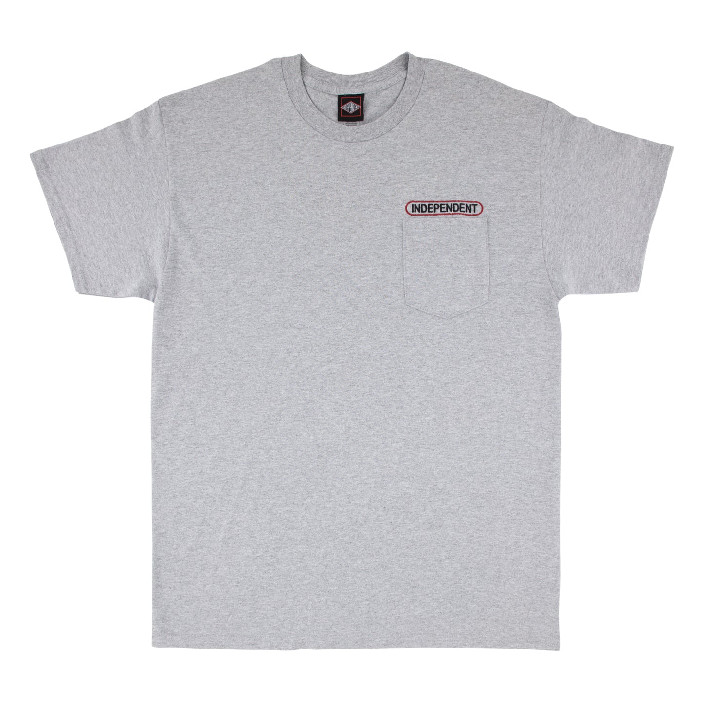 INDEPENDENT TRUCK CO BASEPLATE POCKET TEE GREY