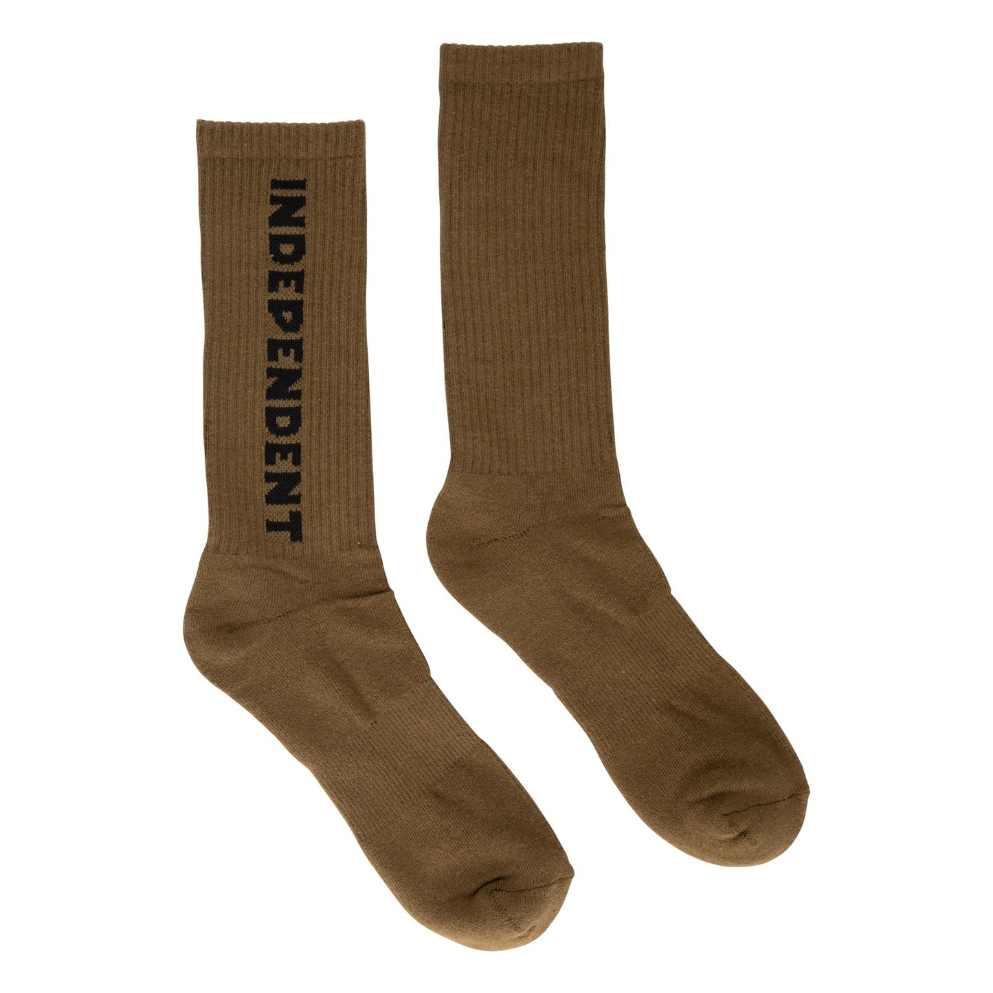 INDEPENDENT TRUCK CO BASELINE CREW SOCK DARK CHOCOLATE
