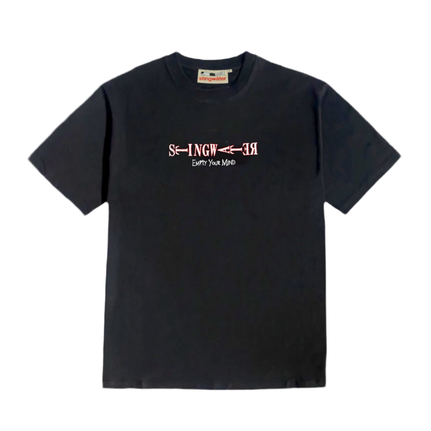 STINGWATER DEATH LOGO TEE SHIRT BLACK