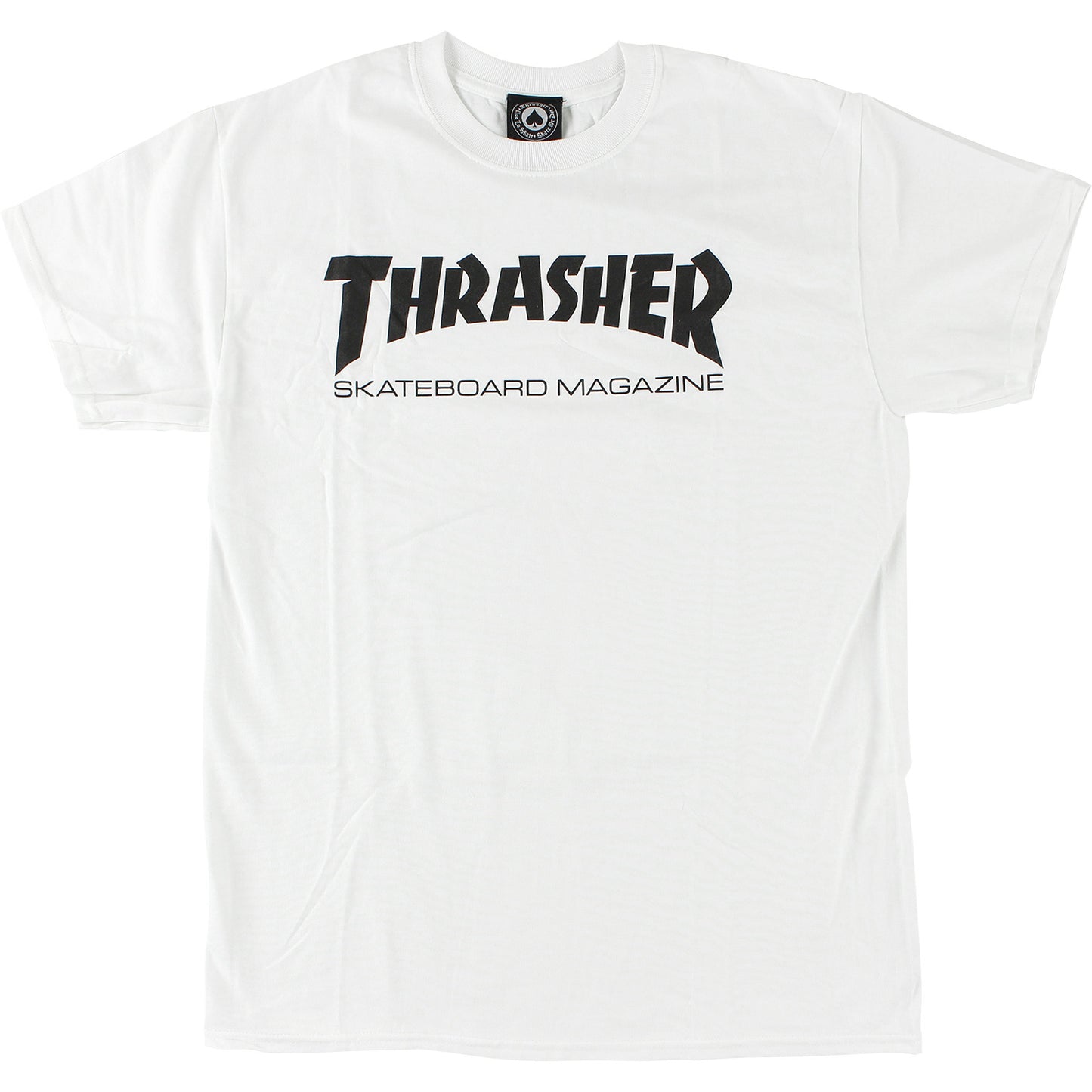 THRASHER MAGAZINE CLASSIC LOGO TEE WHITE/BLACK