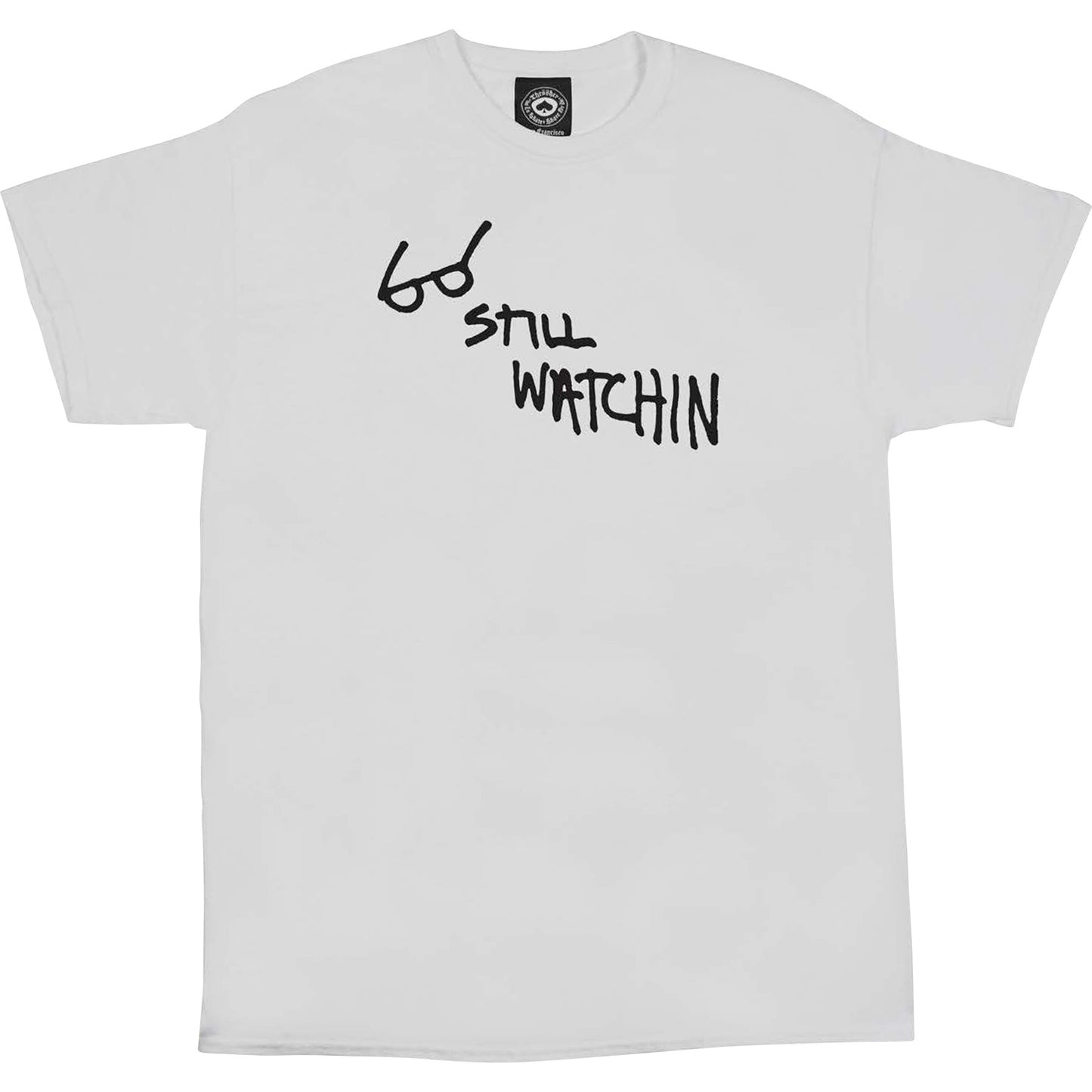 THRASHER MAGAZINE STILL WATCHING TEE WHITE/BLACK