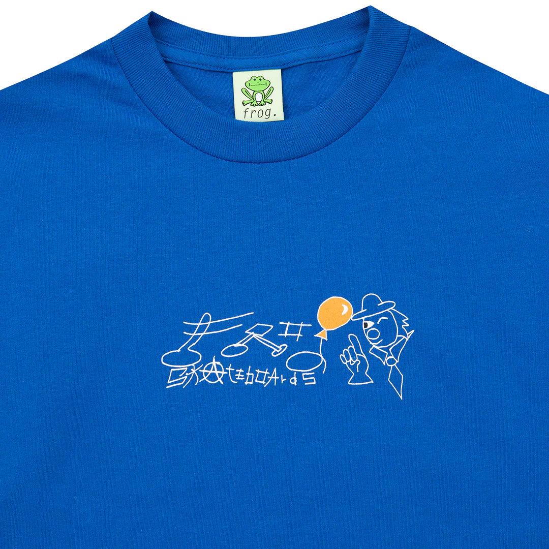 FROG SKATEBOARDS CLOWN LONG SLEEVE BLUE